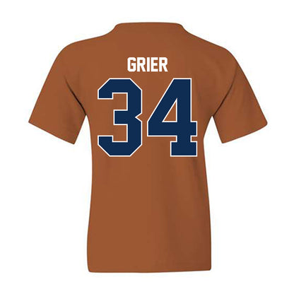 Wheaton IL - NCAA Baseball : Carson Grier - Classic Shersey Youth T-Shirt-1
