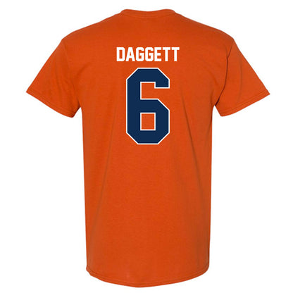 Wheaton IL - NCAA Baseball : Cole Daggett - Classic Shersey T-Shirt-1