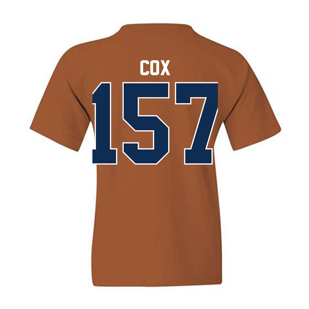 Wheaton IL - NCAA Wrestling : Caleb Cox - Classic Shersey Youth T-Shirt-1
