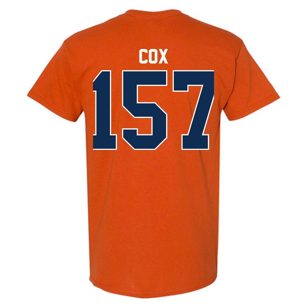 Wheaton IL - NCAA Wrestling : Caleb Cox - Classic Shersey T-Shirt-1