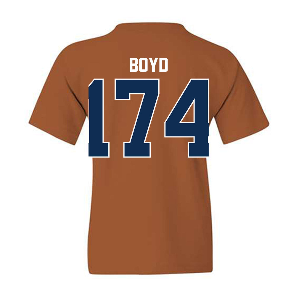 Wheaton IL - NCAA Wrestling : Garrett Boyd - Classic Shersey Youth T-Shirt-1