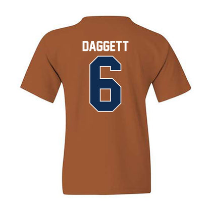 Wheaton IL - NCAA Baseball : Cole Daggett - Classic Shersey Youth T-Shirt-1