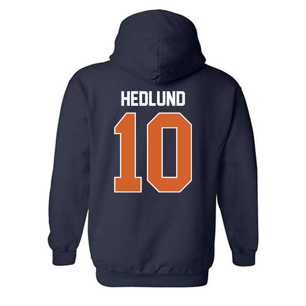Wheaton IL - NCAA Baseball : Nathan Hedlund - Classic Shersey Hooded Sweatshirt-1