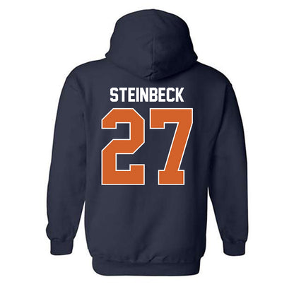 Wheaton IL - NCAA Football : Justin Steinbeck - Classic Shersey Hooded Sweatshirt-1
