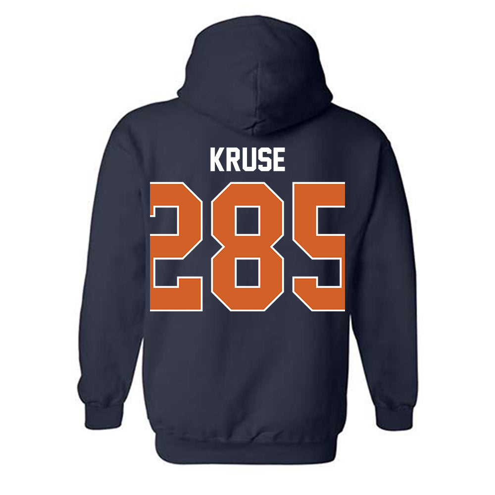 Wheaton IL - NCAA Wrestling : Joseph Kruse - Classic Shersey Hooded Sweatshirt-1