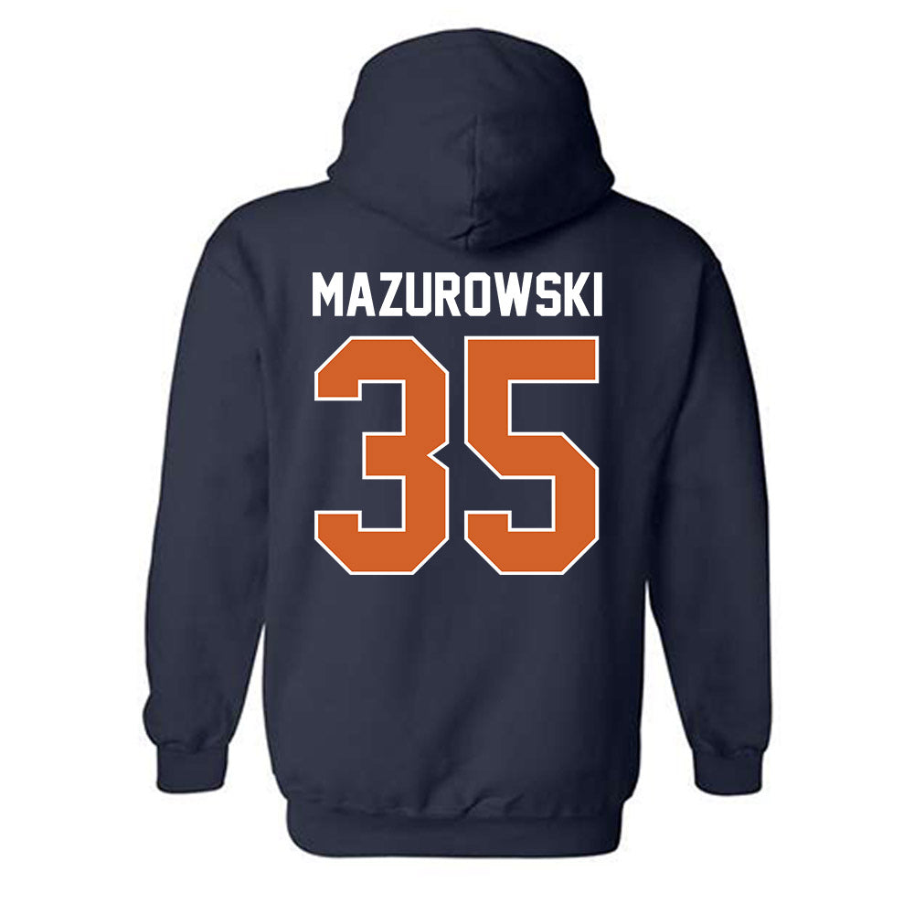 Wheaton IL - NCAA Baseball : Jack Mazurowski - Classic Shersey Hooded Sweatshirt-1