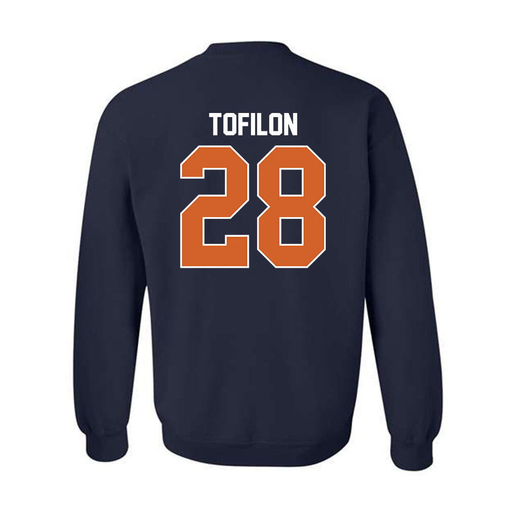 Wheaton IL - NCAA Football : Nate Tofilon - Classic Shersey Crewneck Sweatshirt-1