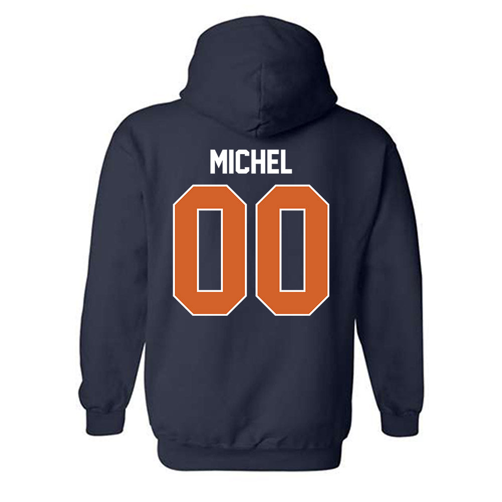 Wheaton IL - NCAA Men's Swimming & Diving : Emmitt Michel - Classic Shersey Hooded Sweatshirt-1