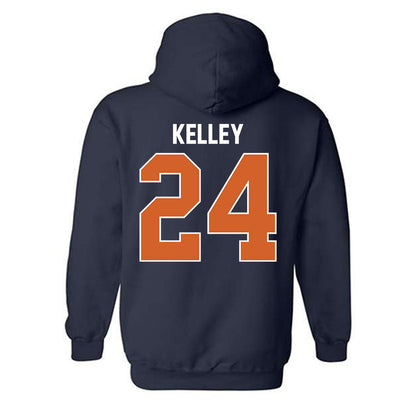 Wheaton IL - NCAA Baseball : Caleb Kelley - Classic Shersey Hooded Sweatshirt-1