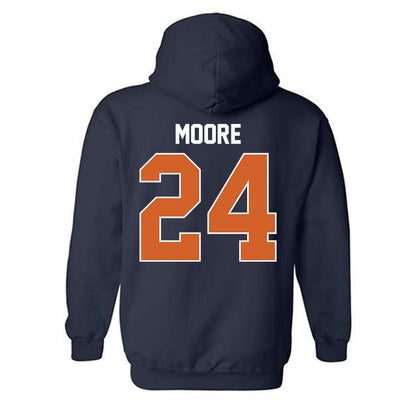 Wheaton IL - NCAA Football : Colin Moore - Classic Shersey Hooded Sweatshirt-1
