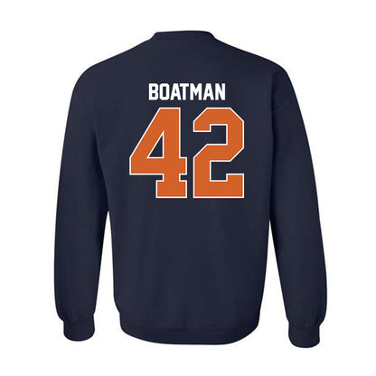 Wheaton IL - NCAA Football : Clay Boatman - Classic Shersey Crewneck Sweatshirt-1