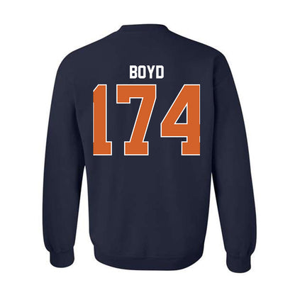 Wheaton IL - NCAA Wrestling : Garrett Boyd - Classic Shersey Crewneck Sweatshirt-1