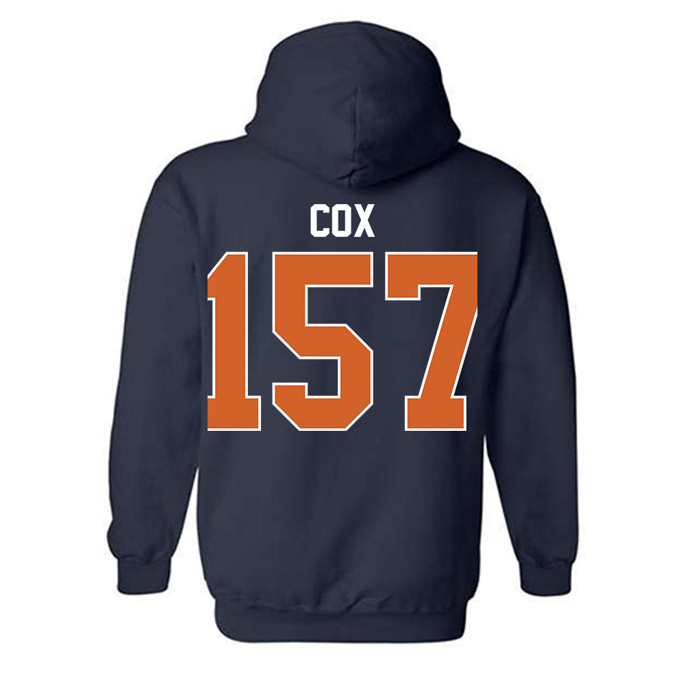 Wheaton IL - NCAA Wrestling : Caleb Cox - Classic Shersey Hooded Sweatshirt-1