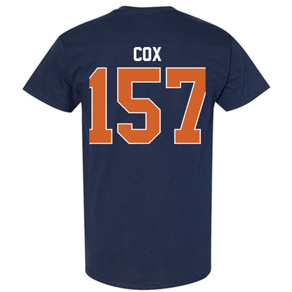 Wheaton IL - NCAA Wrestling : Caleb Cox - Classic Shersey T-Shirt-1