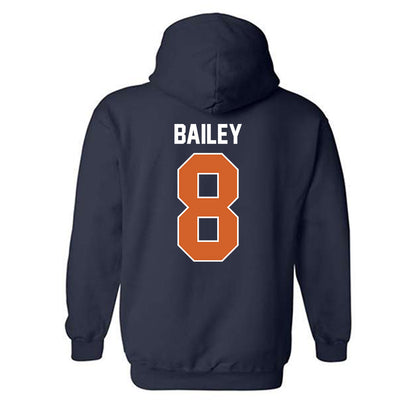 Wheaton IL - NCAA Baseball : Harrison Bailey - Classic Shersey Hooded Sweatshirt-1