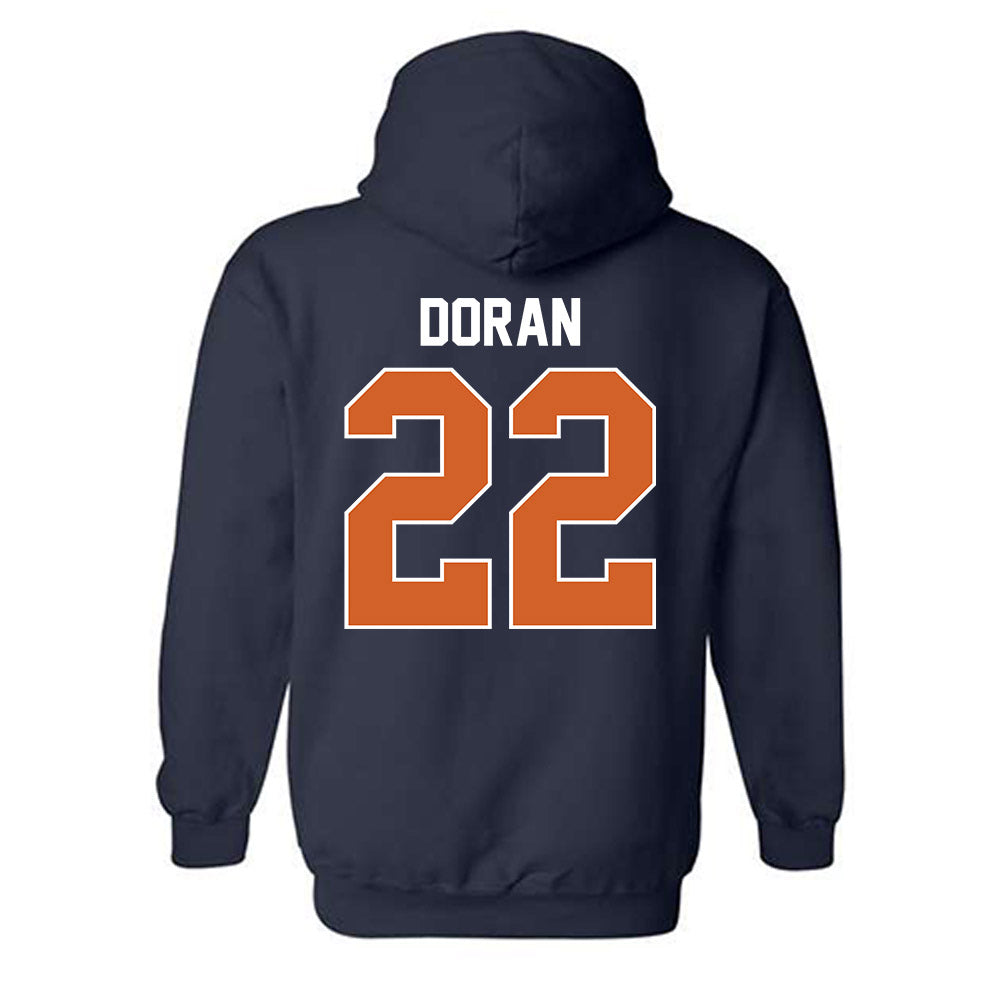 Wheaton IL - NCAA Football : Ayden Doran - Classic Shersey Hooded Sweatshirt-1