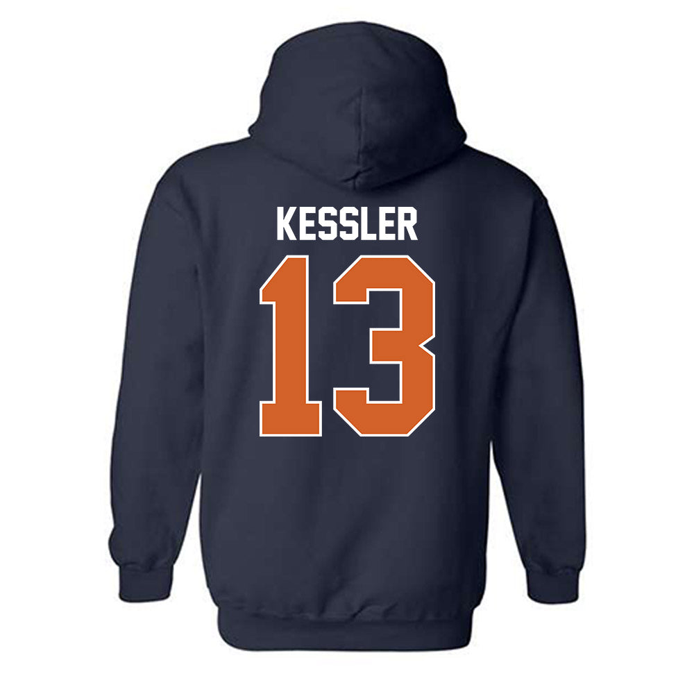 Wheaton IL - NCAA Baseball : Billy Kessler - Classic Shersey Hooded Sweatshirt-1