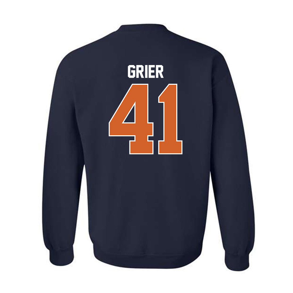 Wheaton IL - NCAA Baseball : Kyle Grier - Classic Shersey Crewneck Sweatshirt-1