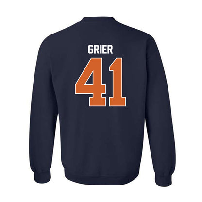 Wheaton IL - NCAA Baseball : Kyle Grier - Classic Shersey Crewneck Sweatshirt-1