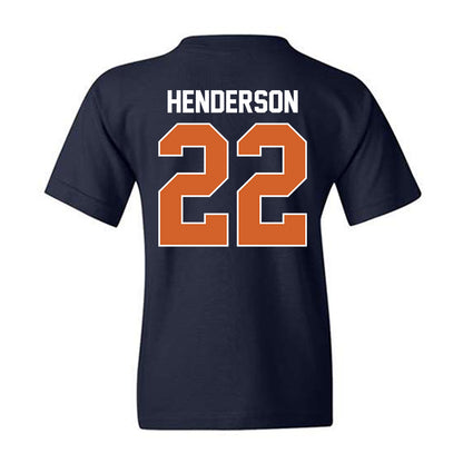 Wheaton IL - NCAA Baseball : Caleb Henderson - Classic Shersey Youth T-Shirt-1
