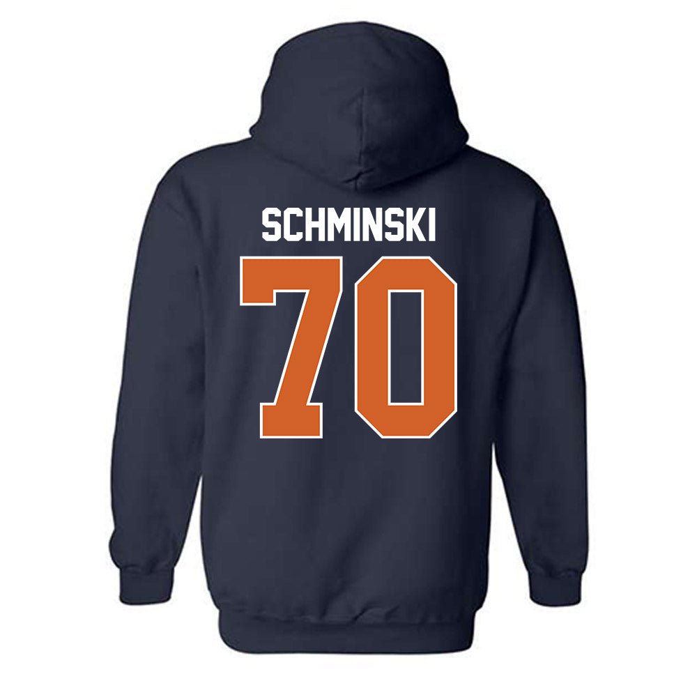 Wheaton IL - NCAA Football : Cole Schminski - Classic Shersey Hooded Sweatshirt-1