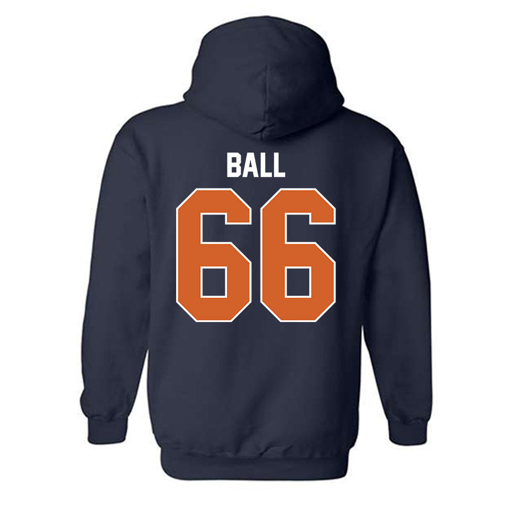 Wheaton IL - NCAA Football : Steven Ball - Classic Shersey Hooded Sweatshirt-1