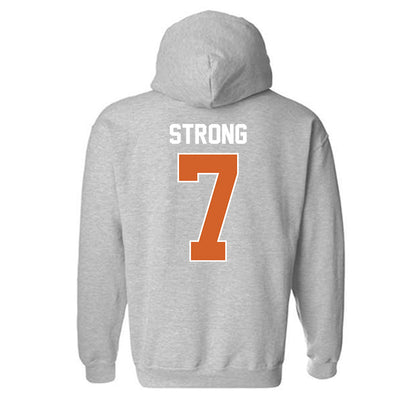 Wheaton IL - NCAA Women's Soccer : Calah Strong - Classic Shersey Hooded Sweatshirt-1