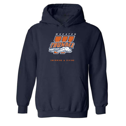 Wheaton IL - NCAA Men's Swimming & Diving : Josiah Ferguson - Classic Shersey Hooded Sweatshirt-0