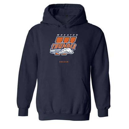 Wheaton IL - NCAA Men's Soccer : Patton Johnson - Classic Shersey Hooded Sweatshirt-0