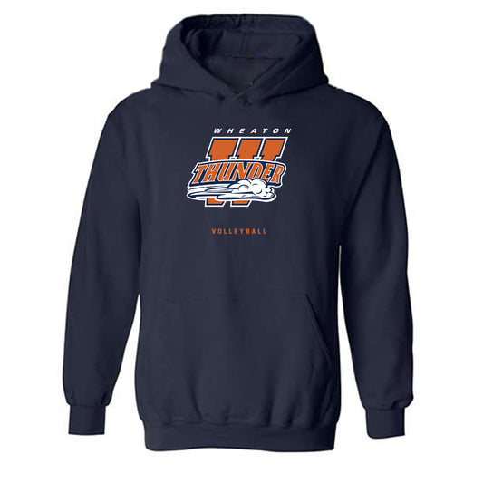 Wheaton IL - NCAA Women's Volleyball : Elle Hudepohl - Classic Shersey Hooded Sweatshirt-0