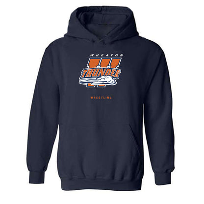 Wheaton IL - NCAA Wrestling : Caleb Cox - Classic Shersey Hooded Sweatshirt-0