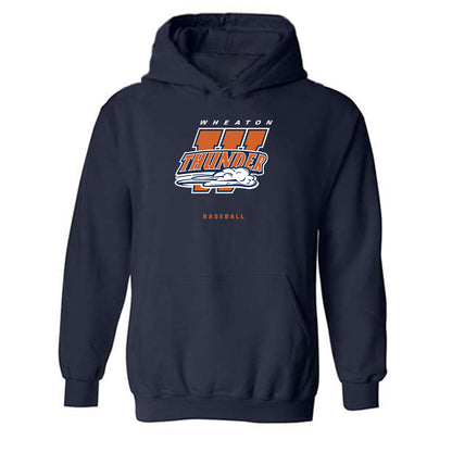 Wheaton IL - NCAA Baseball : Nathan Hedlund - Classic Shersey Hooded Sweatshirt-0