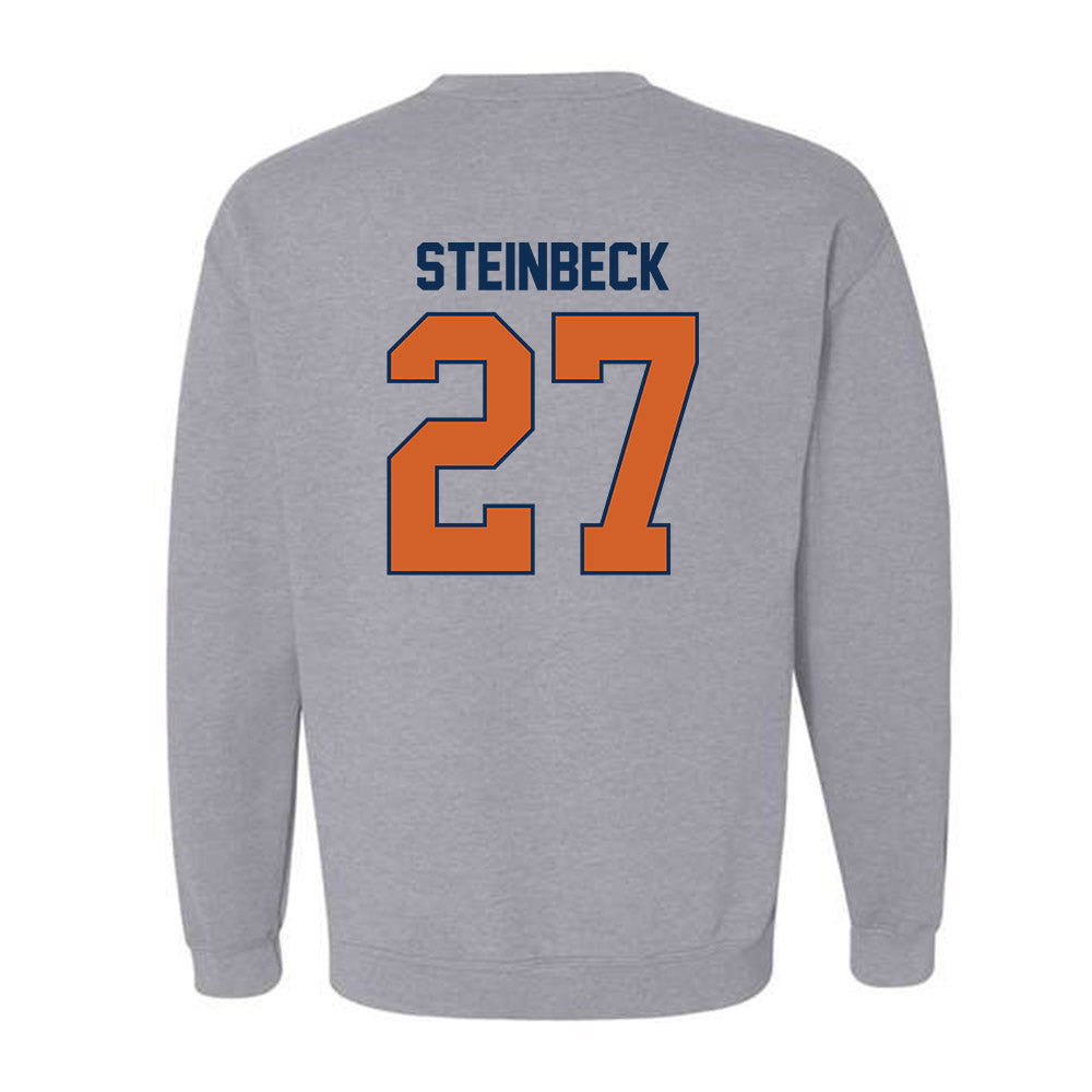 Wheaton IL - NCAA Football : Justin Steinbeck - Classic Shersey Crewneck Sweatshirt-1