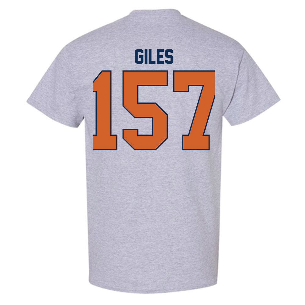 Wheaton IL - NCAA Wrestling : Deonta Giles - Classic Shersey T-Shirt-1