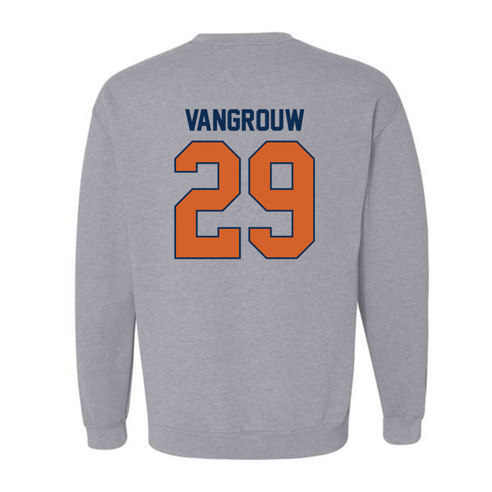 Wheaton IL - NCAA Baseball : Jamin VanGrouw - Classic Shersey Crewneck Sweatshirt-1