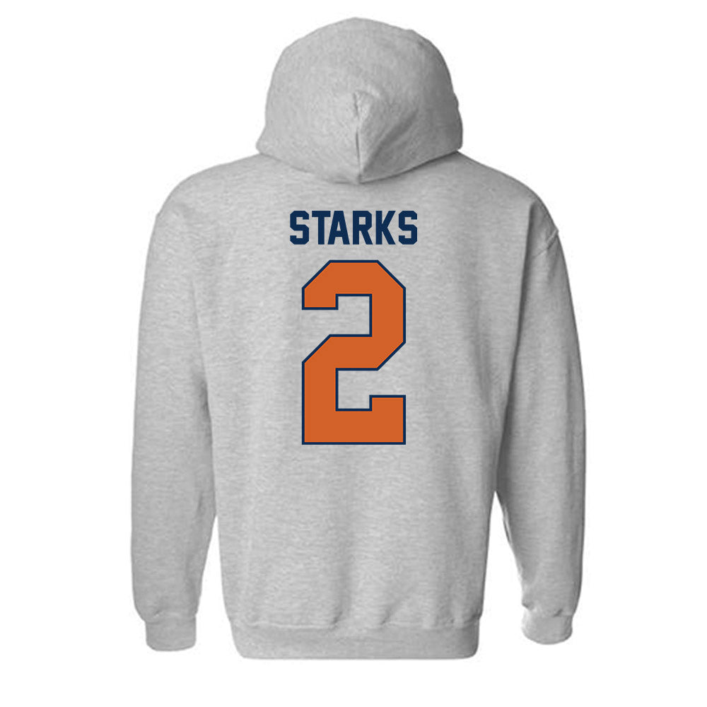 Wheaton IL - NCAA Men's Basketball : Cooper Starks - Classic Shersey Hooded Sweatshirt-1