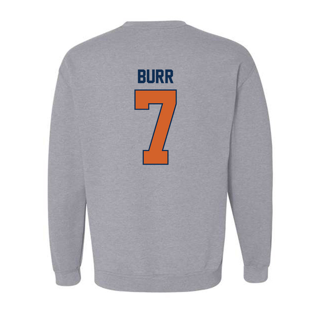 Wheaton IL - NCAA Baseball : Tyler Burr - Classic Shersey Crewneck Sweatshirt-0