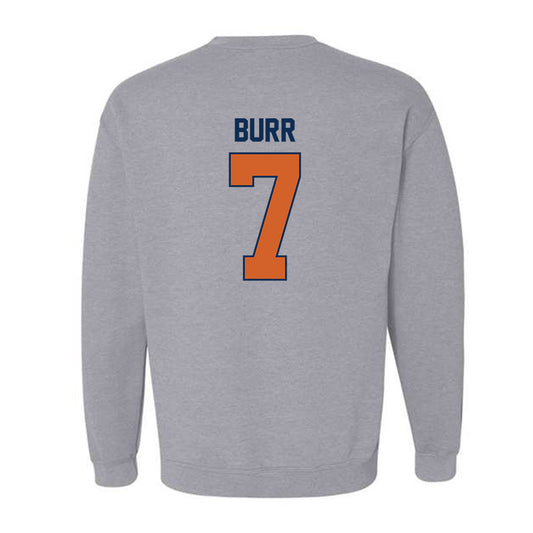 Wheaton IL - NCAA Baseball : Tyler Burr - Classic Shersey Crewneck Sweatshirt-0