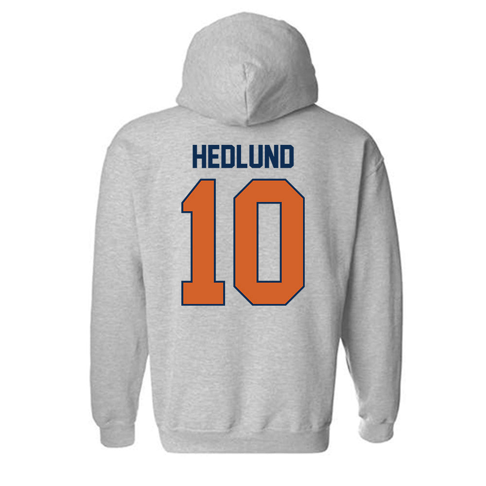 Wheaton IL - NCAA Baseball : Nathan Hedlund - Classic Shersey Hooded Sweatshirt-1
