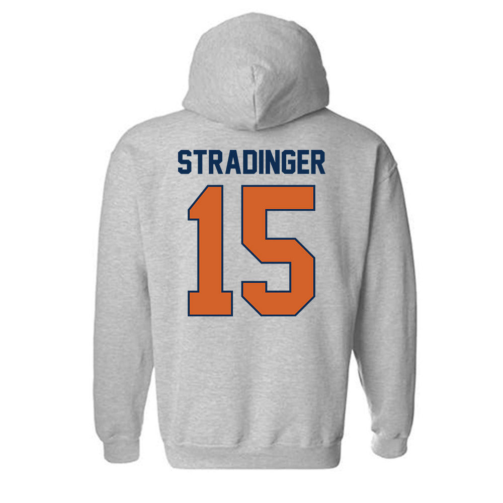 Wheaton IL - NCAA Women's Basketball : Ann Magee Stradinger - Classic Shersey Hooded Sweatshirt-1