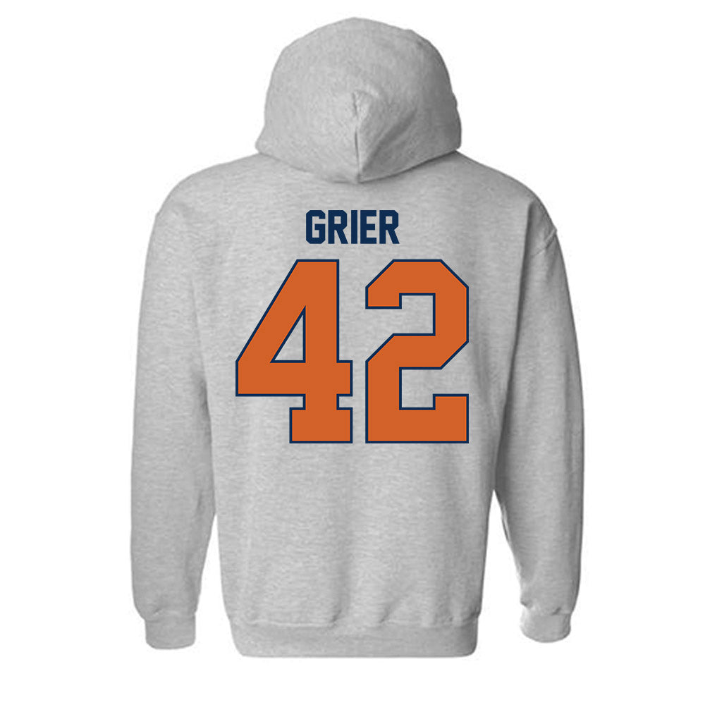 Wheaton IL - NCAA Men's Basketball : Kyle Grier - Classic Shersey Hooded Sweatshirt-1