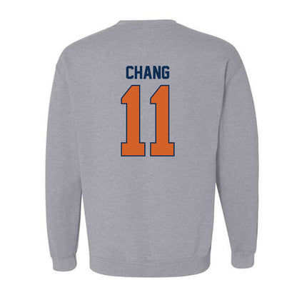 Wheaton IL - NCAA Baseball : Michael Chang - Classic Shersey Crewneck Sweatshirt-1