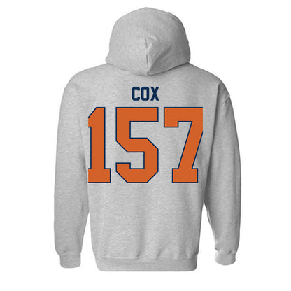 Wheaton IL - NCAA Wrestling : Caleb Cox - Classic Shersey Hooded Sweatshirt-1