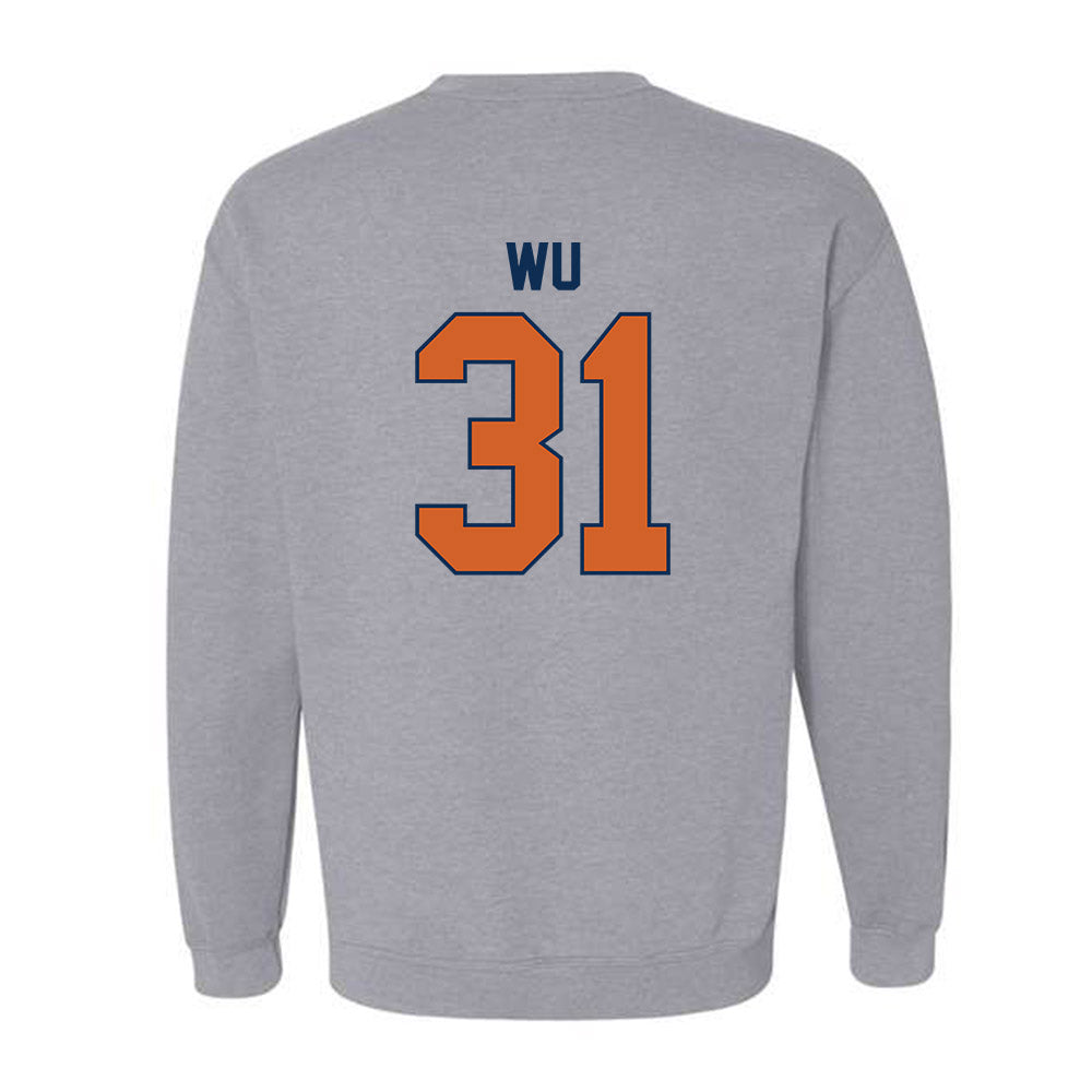 Wheaton IL - NCAA Baseball : Kellan Wu - Classic Shersey Crewneck Sweatshirt-1