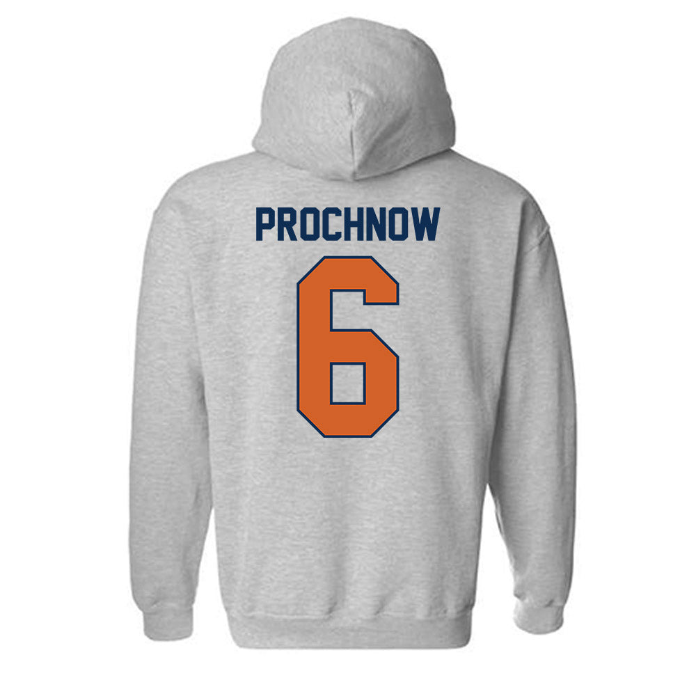 Wheaton IL - NCAA Men's Soccer : Brody Prochnow - Classic Shersey Hooded Sweatshirt-1
