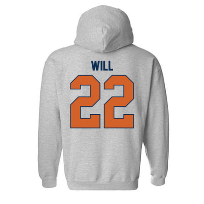 Wheaton IL - NCAA Men's Basketball : Eli Will - Classic Shersey Hooded Sweatshirt-1