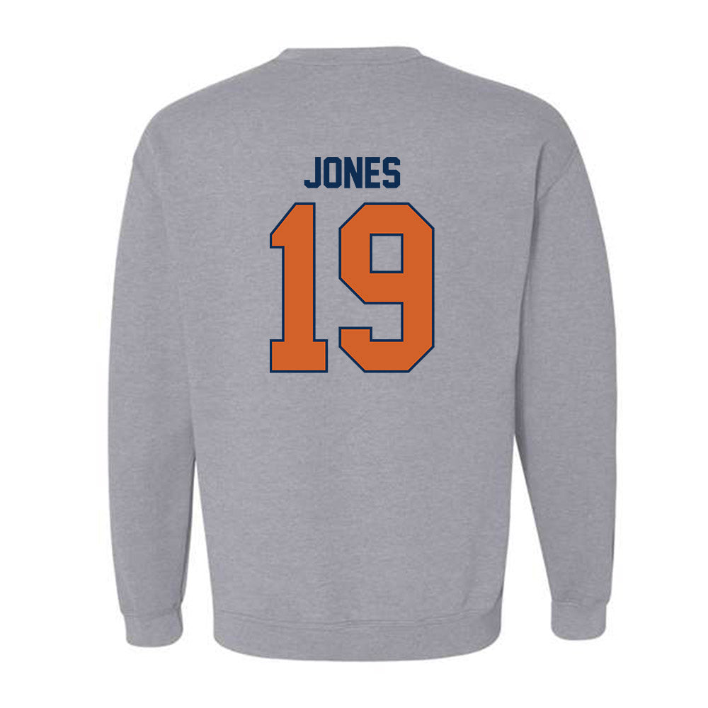 Wheaton IL - NCAA Football : Malachi Jones - Classic Shersey Crewneck Sweatshirt-1