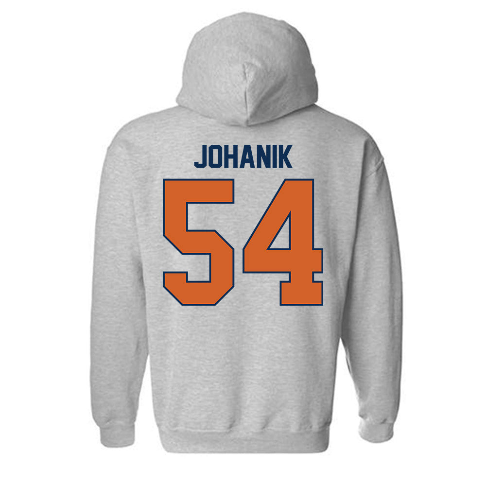 Wheaton IL - NCAA Football : Peter Johanik - Classic Shersey Hooded Sweatshirt-1