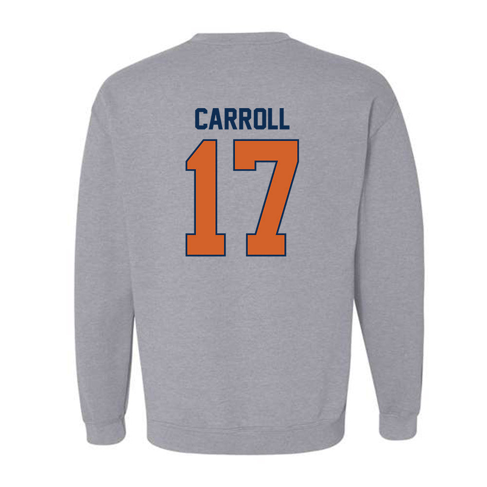 Wheaton IL - NCAA Football : Xander Carroll - Classic Shersey Crewneck Sweatshirt-1