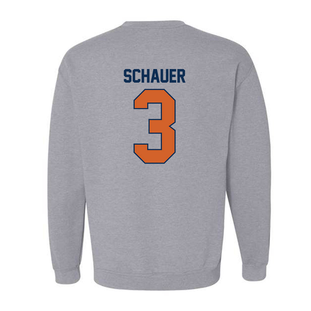 Wheaton IL - NCAA Baseball : Caleb Schauer - Classic Shersey Crewneck Sweatshirt-1